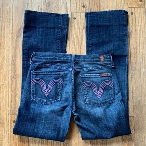 7 For All Mankind 28 flynt pocket bootcut jeans